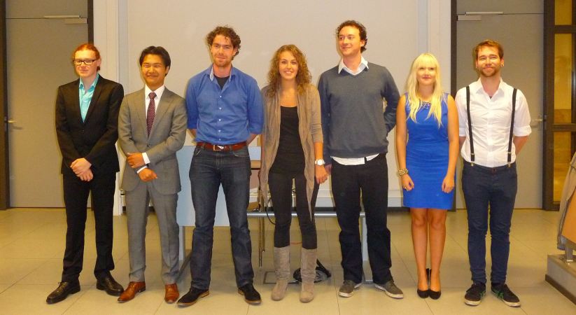 Three lab members become master of Science